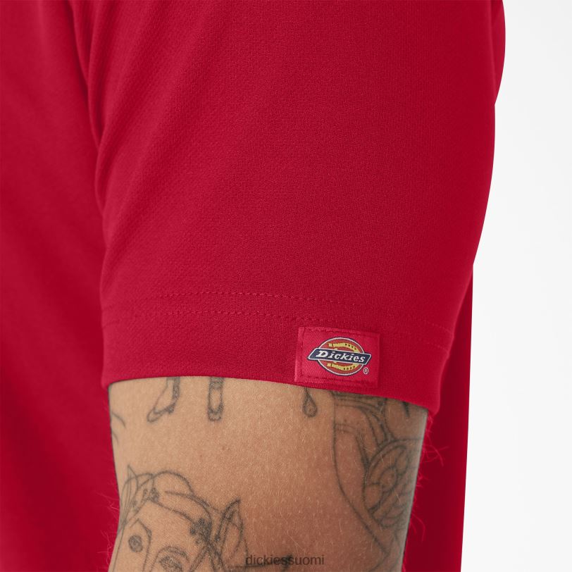 Dickies miehet lyhythihainen suorituskykyinen poolopaita omenanpunainen (lr) vaatteet Z844X672