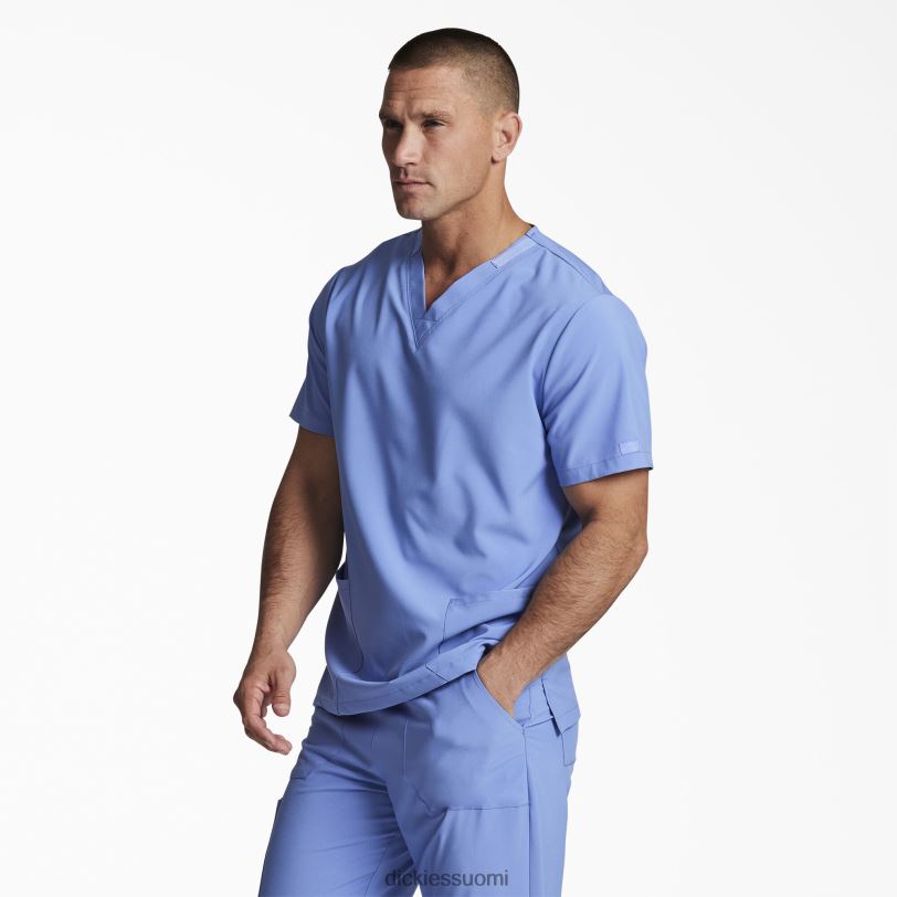 Dickies miehet unisex eds essentials v-aukkoinen kuorintatoppi katon sininen (cbl) vaatteet Z844X1401
