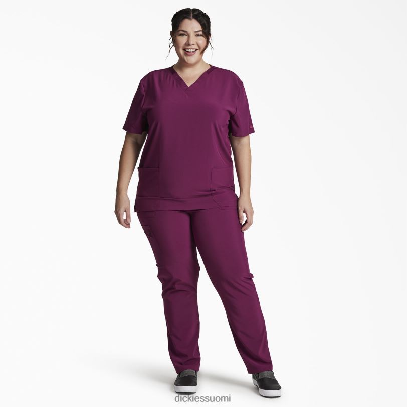 Dickies miehet unisex eds essentials v-aukkoinen kuorintatoppi viini (voitto) vaatteet Z844X1407