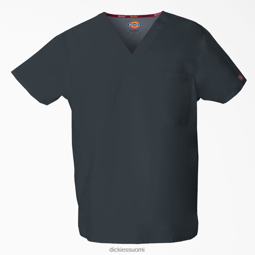 Dickies miehet unisex eds signature v-aukkoinen kuorintatoppi tina harmaa (penkki) vaatteet Z844X1297