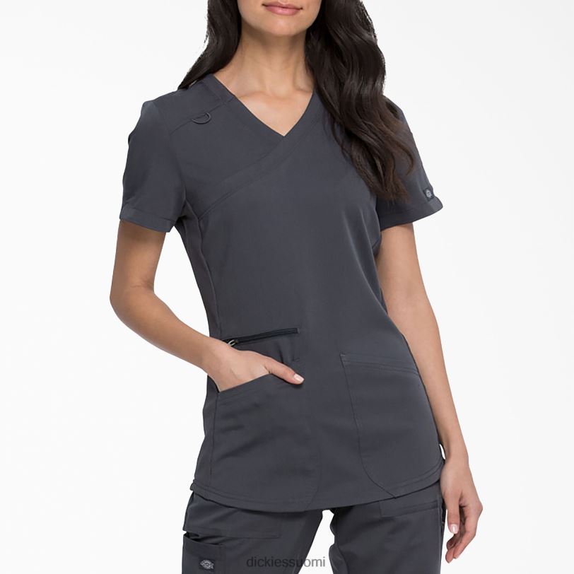 Dickies naiset Balance Mock wrap -kuorintapää tina harmaa (penkki) vaatteet Z844X2541