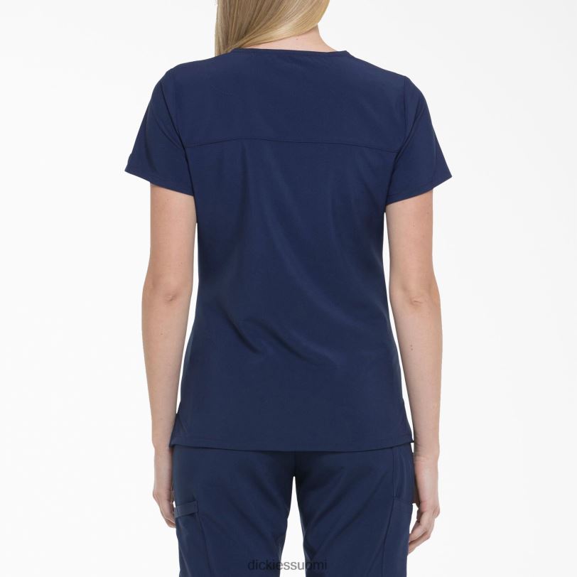 Dickies naiset eds essentials mock wrap -kuorintatoppi tummansininen (nyps) vaatteet Z844X2640