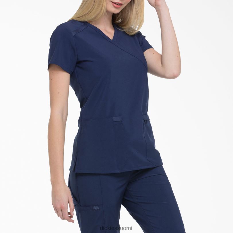 Dickies naiset eds essentials mock wrap -kuorintatoppi tummansininen (nyps) vaatteet Z844X2640