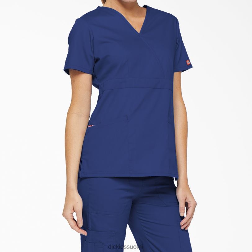 Dickies naiset eds signature mock wrap scrub top galaksinsininen (gbl) vaatteet Z844X2618