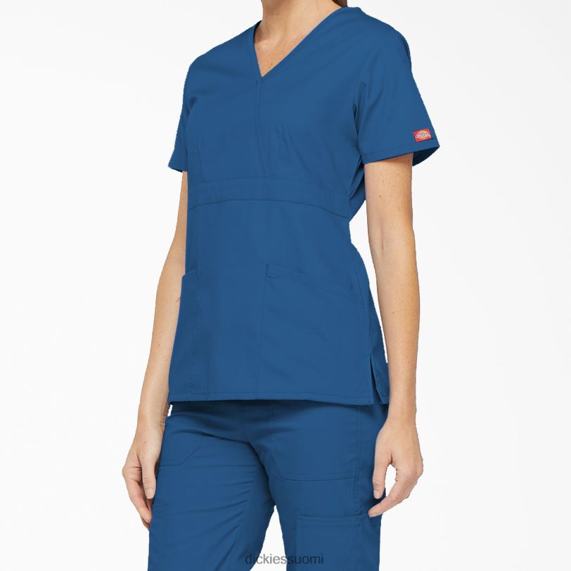 Dickies naiset eds signature mock wrap scrub top kuninkaallinen sininen (rb) vaatteet Z844X2624