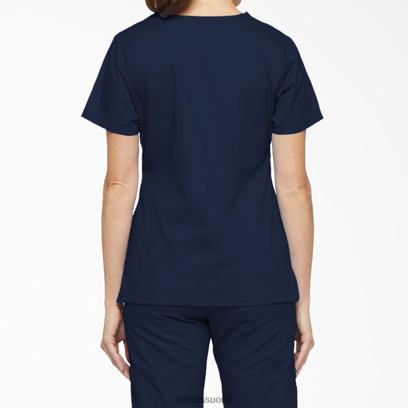 Dickies naiset eds signature mock wrap scrub top tummansininen (nvy) vaatteet Z844X2621