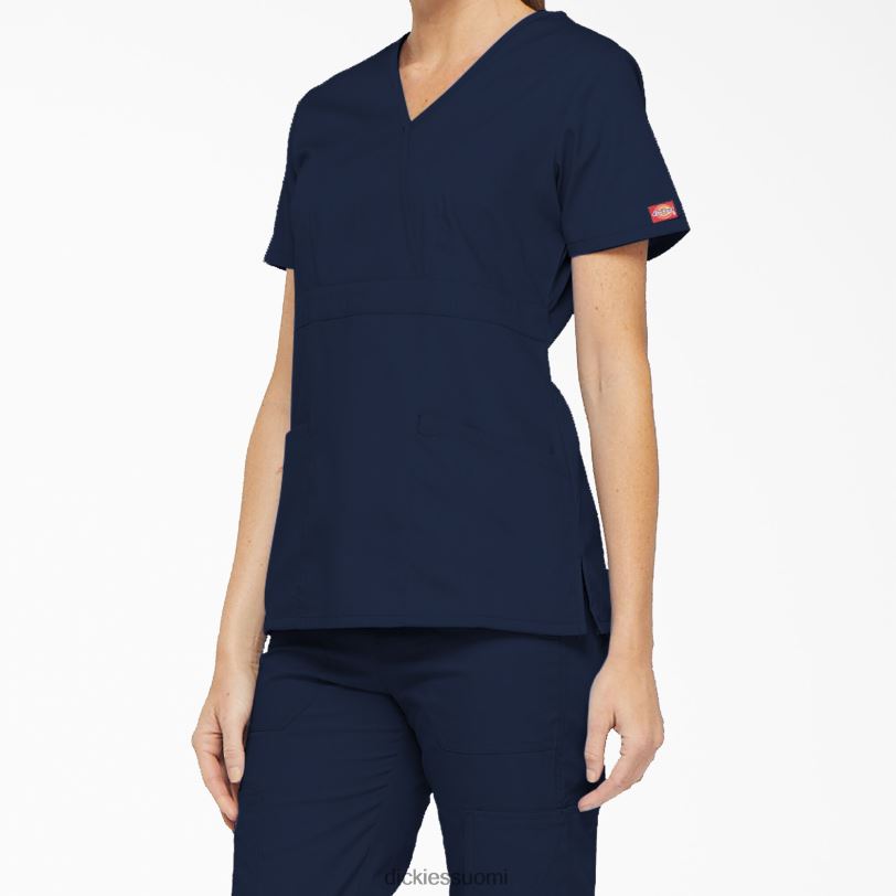 Dickies naiset eds signature mock wrap scrub top tummansininen (nvy) vaatteet Z844X2621