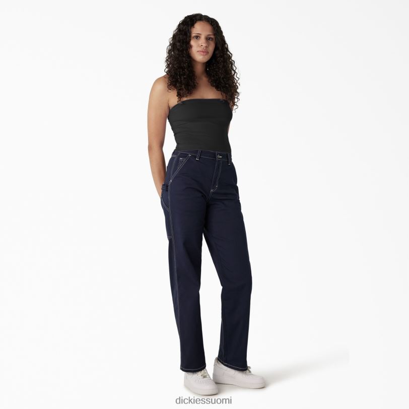 Dickies naiset neulottu putkitoppi musta (kbk) vaatteet Z844X2167