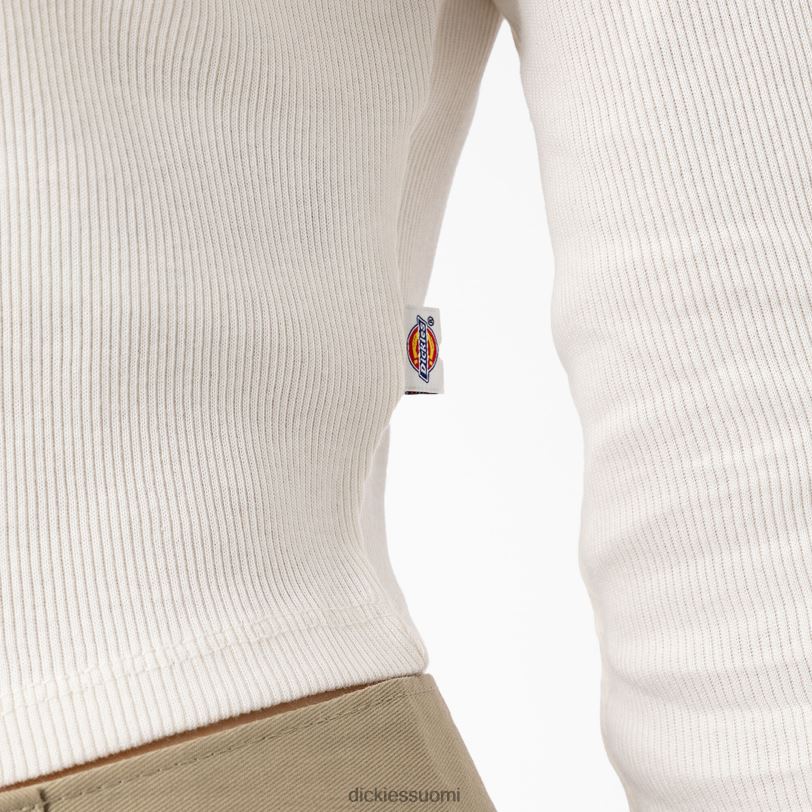 Dickies naiset tallasee pitkähihainen lyhennetty poolo valkoinen (wh) vaatteet Z844X2201