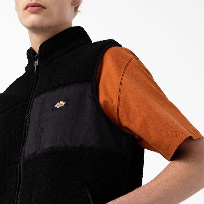 Dickies miehet punainen kouruliivi musta (bk) vaatteet Z844X1120