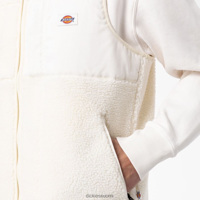 Dickies miehet punainen kouruliivi valkoinen (wh) vaatteet Z844X1121