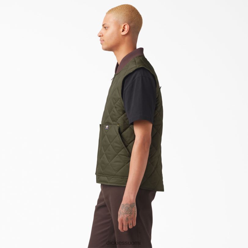 Dickies miehet vincent alvarez gobernador -liivi sotilaallinen vihreä (ml) vaatteet Z844X1200