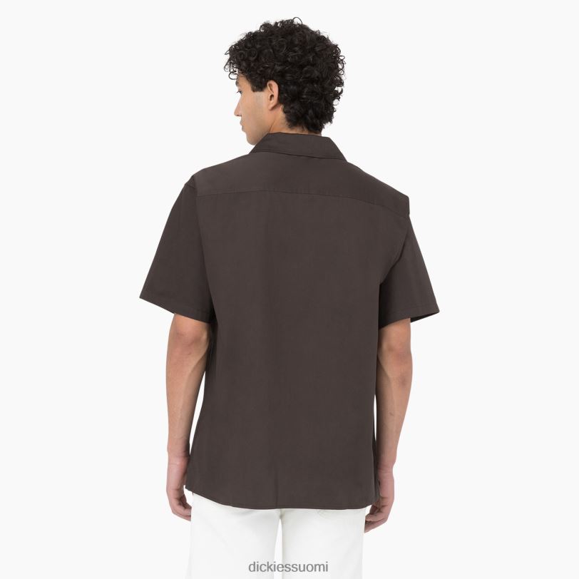 Dickies miehet Westover lyhythihainen paita tummanruskea (db) vaatteet Z844X784