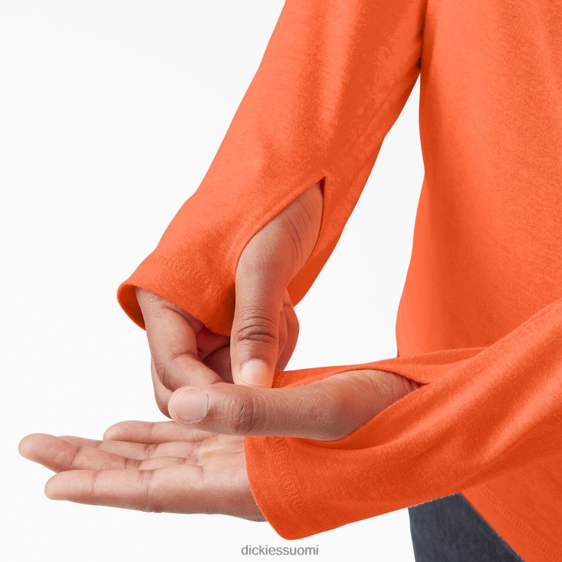 Dickies miehet viilentävä aurinkopaita kirkkaan oranssi (runko) vaatteet Z844X651