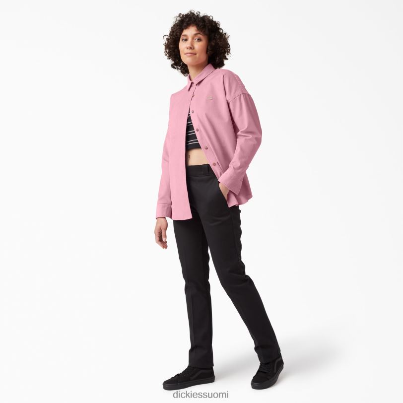 Dickies naiset halleyville ylisuuri vakosamettipaita kettukäsine (f2g) vaatteet Z844X2185