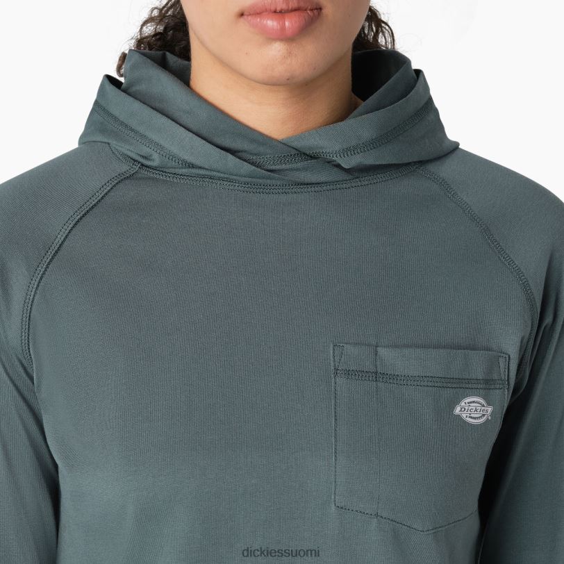 Dickies naiset viilentävä aurinkopaita lincoln green (ln) vaatteet Z844X1665
