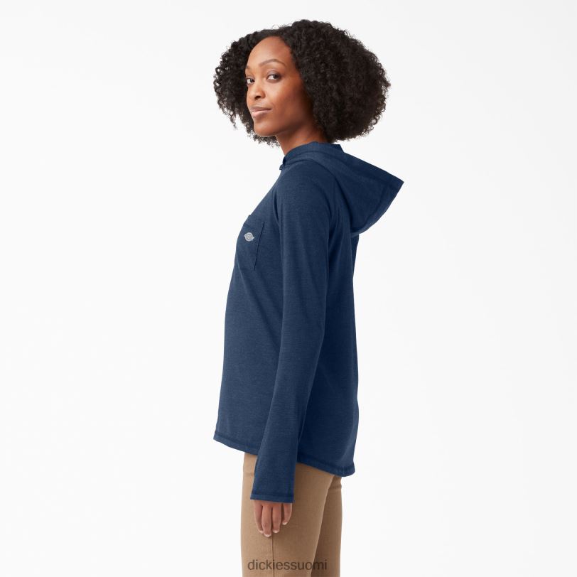 Dickies naiset viilentävä aurinkopaita tumma laivastonsininen kanerva (dnh) vaatteet Z844X1661