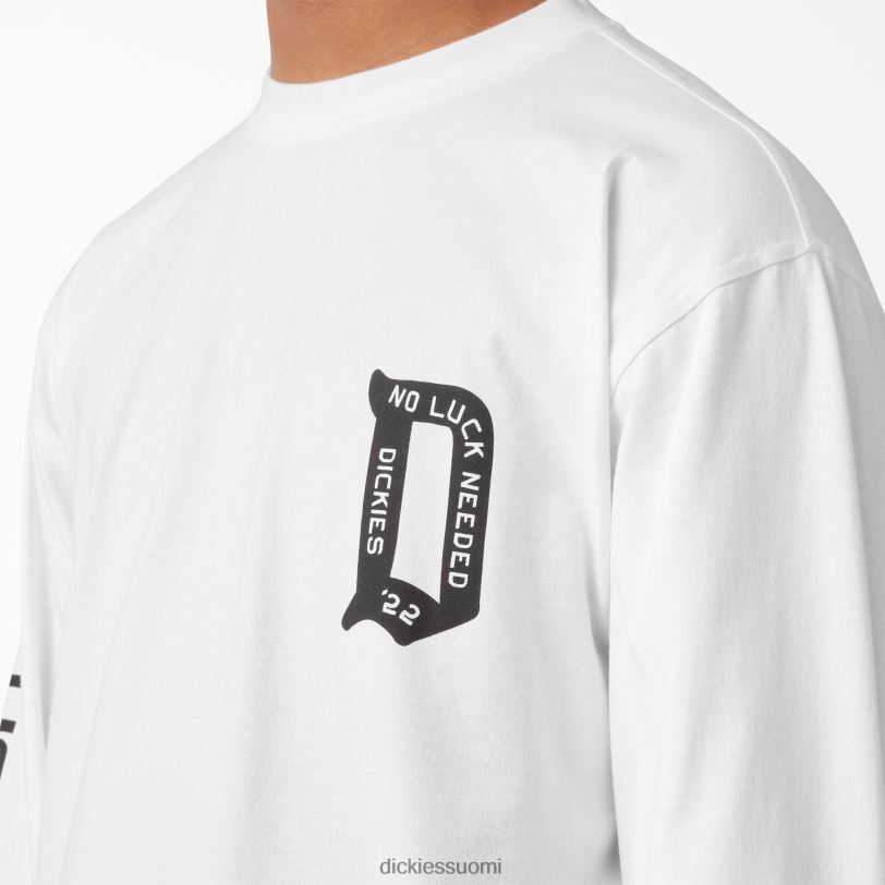 Dickies miehet Union Springs pitkähihainen t-paita valkoinen (wh) vaatteet Z844X836
