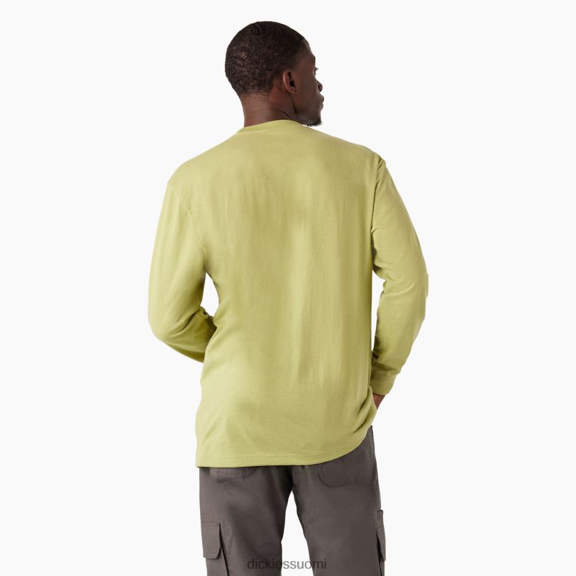 Dickies miehet pitkähihainen raskas logo-t-paita saniainen kanerva (f2h) vaatteet Z844X869