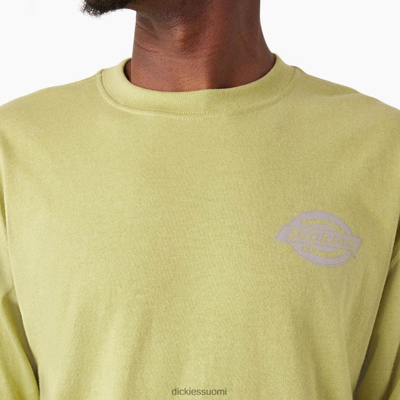 Dickies miehet pitkähihainen raskas logo-t-paita saniainen kanerva (f2h) vaatteet Z844X869