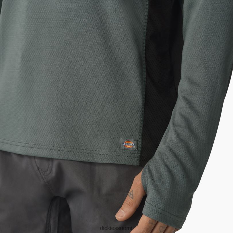 Dickies miehet temp-iq 365 pitkähihainen t-paita lincoln green (ln) vaatteet Z844X704