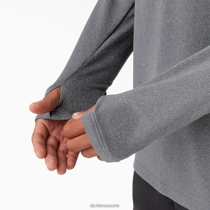 Dickies miehet temp-iq 365 pitkähihainen t-paita tummanharmaa kanerva (ghf) vaatteet Z844X702