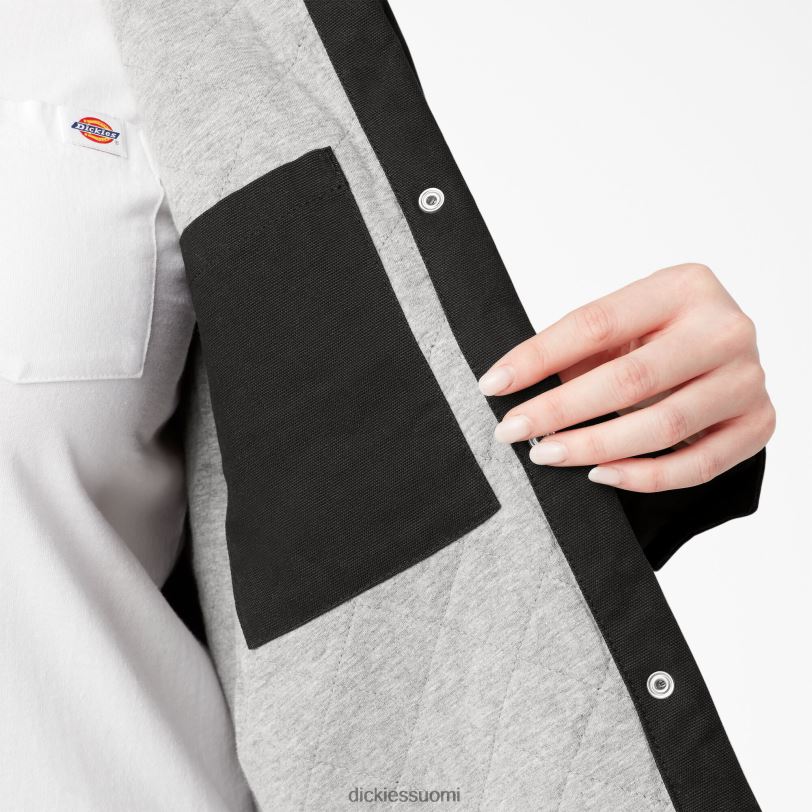 Dickies naiset plus ankkahupullinen paitatakki musta (bkx) vaatteet Z844X2369