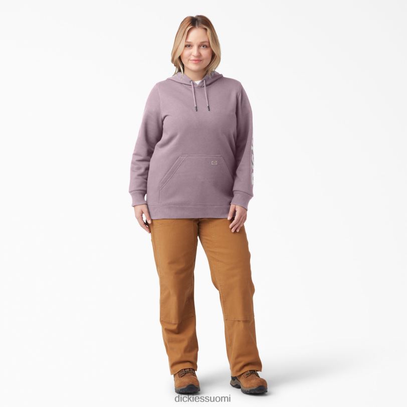 Dickies naiset plus painava logohihainen pusero lila (lc) vaatteet Z844X2347