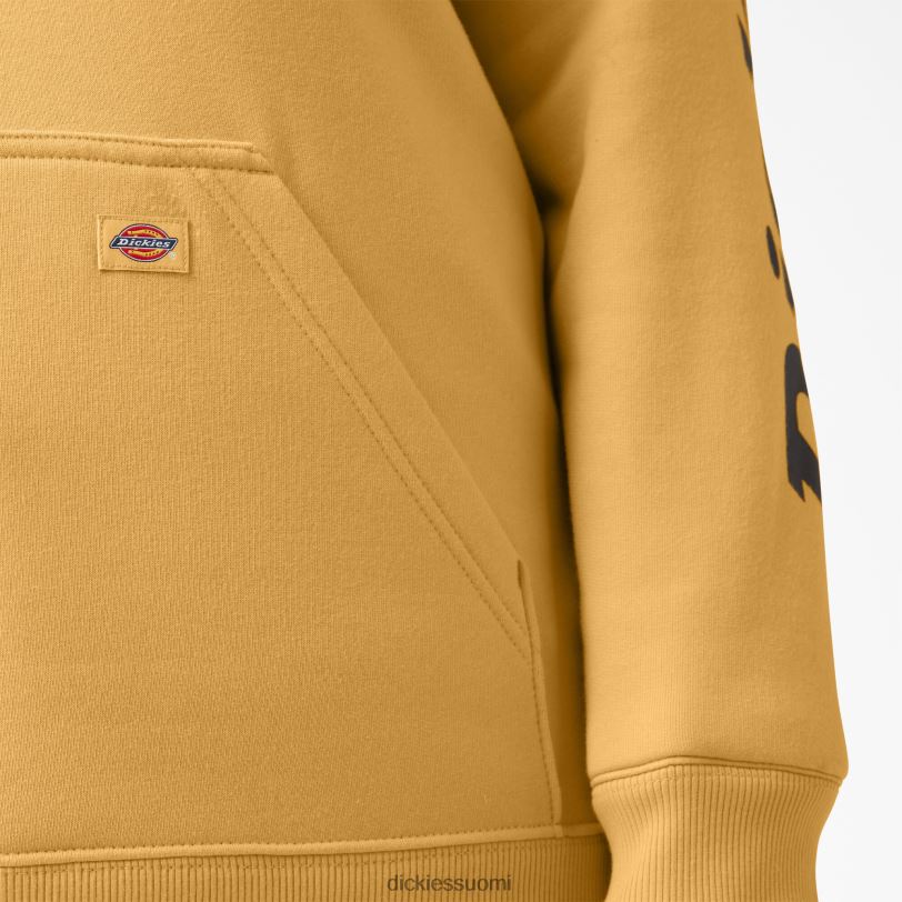 Dickies naiset plus painava logohihainen pusero oranssi hehku (og3) vaatteet Z844X2350