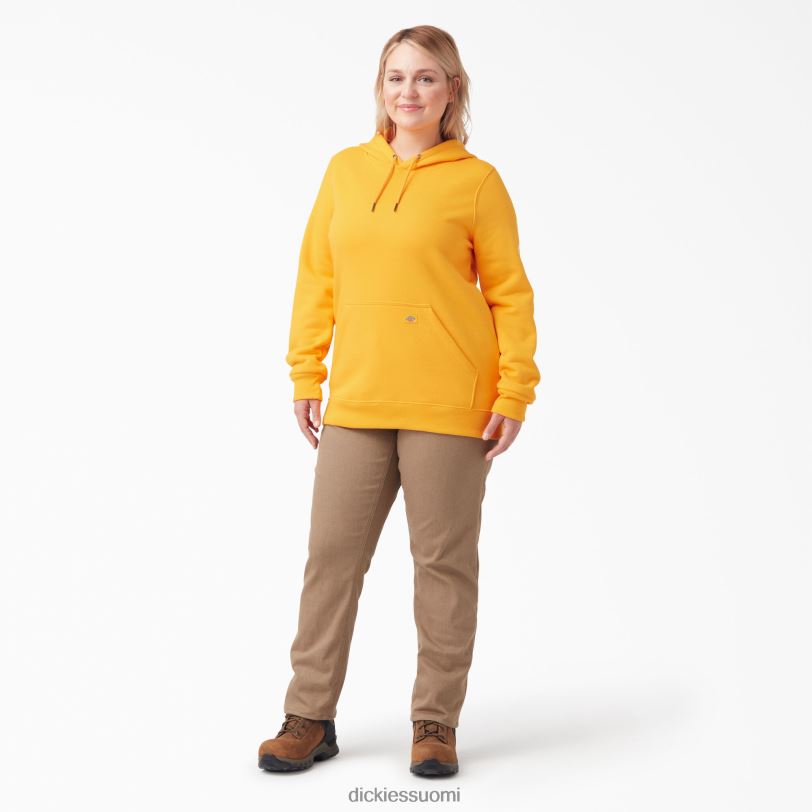 Dickies naiset plus painava logohihainen pusero säteilevän keltainen (r2y) vaatteet Z844X2351