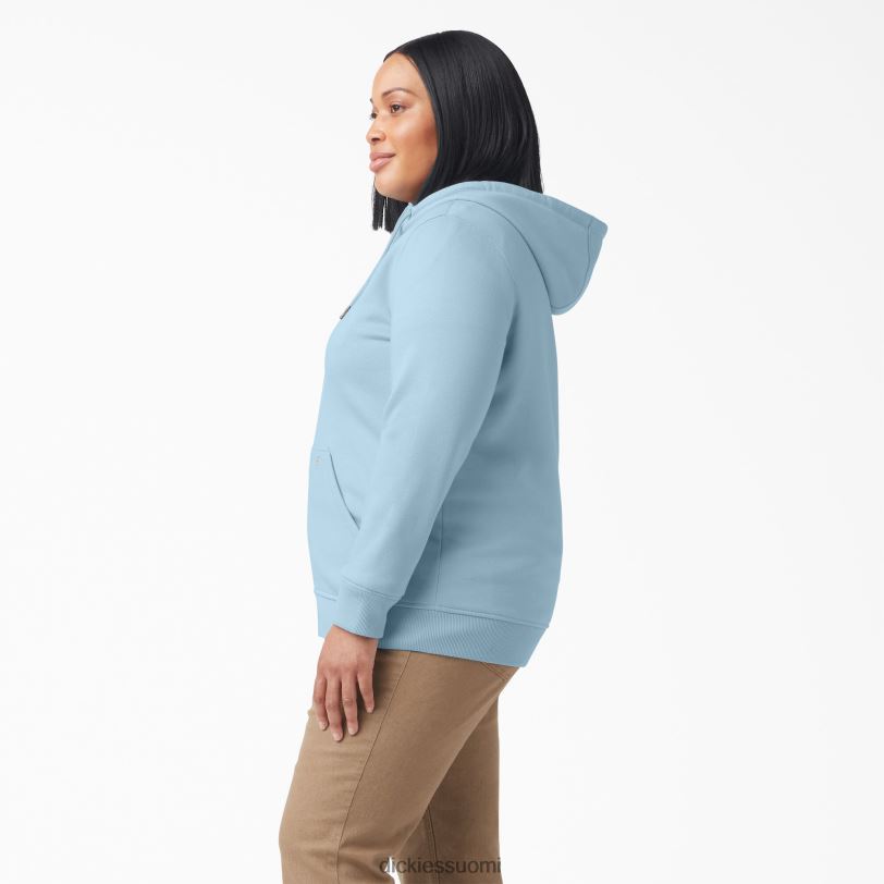 Dickies naiset plus raskaan kokoinen vetoketjullinen huppari kirkas sininen (eu) vaatteet Z844X2276