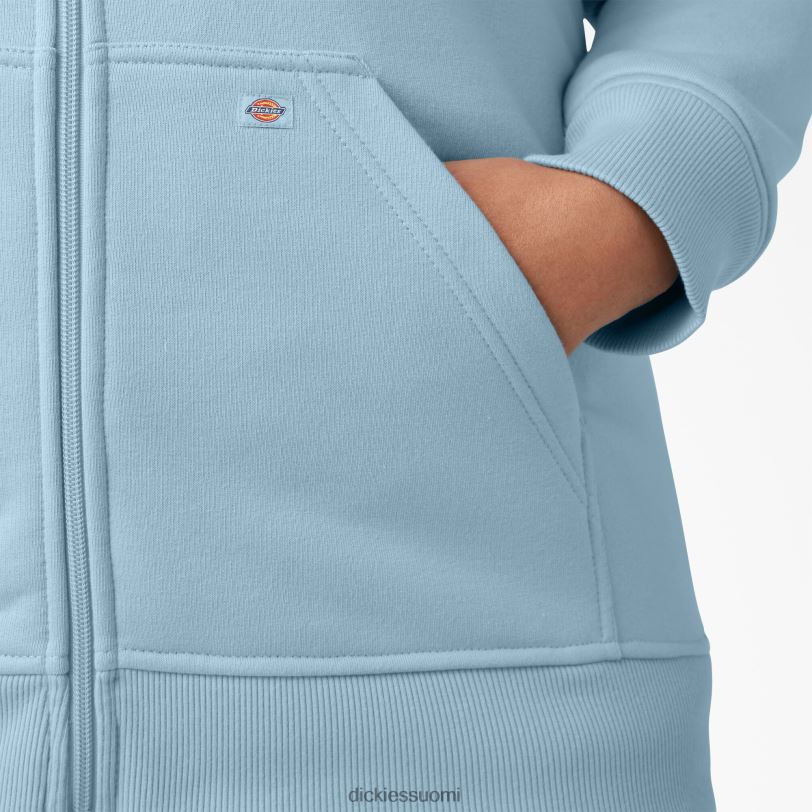 Dickies naiset plus raskaan kokoinen vetoketjullinen huppari kirkas sininen (eu) vaatteet Z844X2276