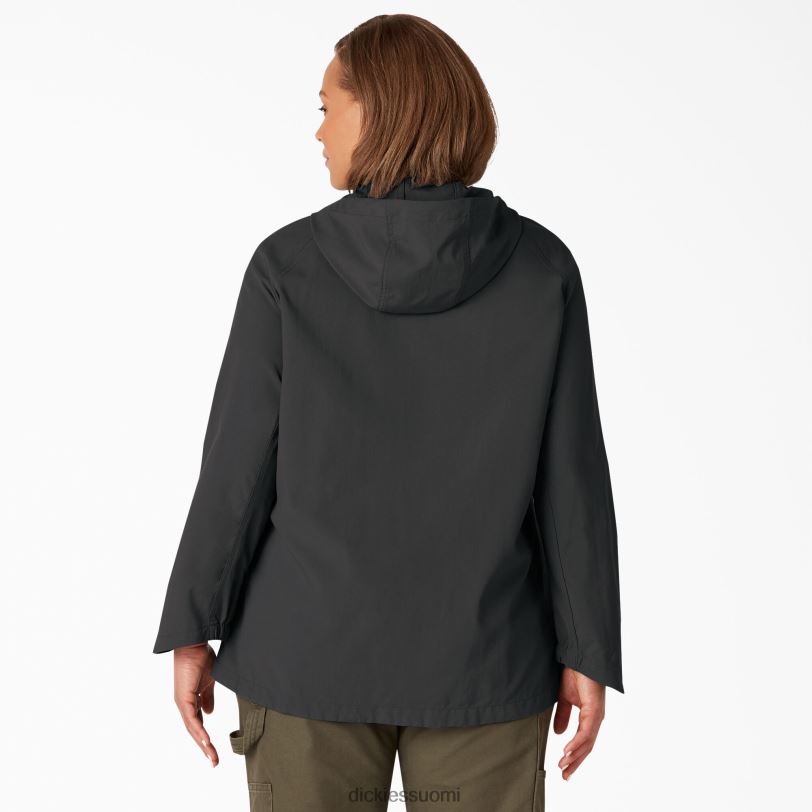 Dickies naiset plus suorituskykyinen hupullinen takki musta (bkx) vaatteet Z844X2327
