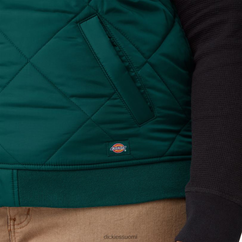 Dickies naiset plus tikattu liivi metsänvihreä (ft) vaatteet Z844X2326