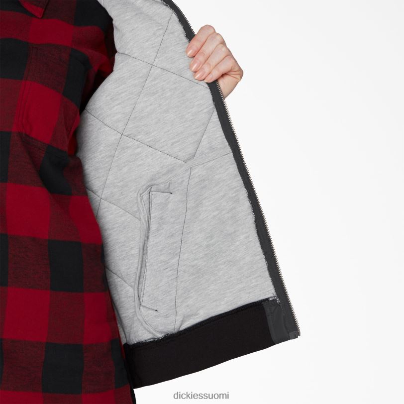 Dickies naiset plus tikattu liivi musta (bk) vaatteet Z844X2324