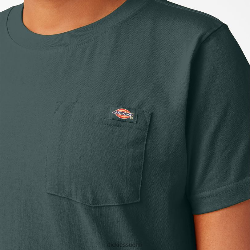 Dickies naiset plus lyhythihainen raskas t-paita lincoln green (ln) vaatteet Z844X1972