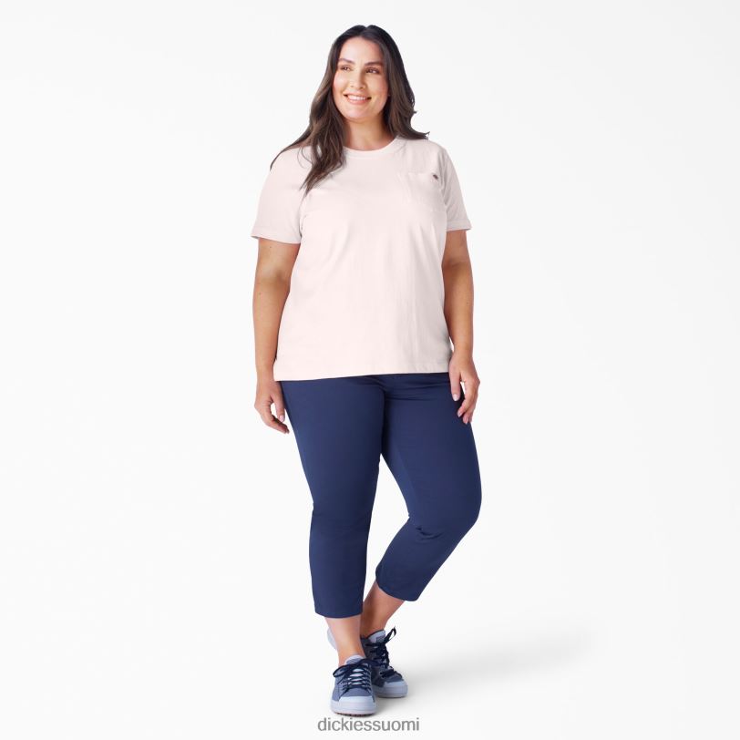 Dickies naiset plus lyhythihainen raskas t-paita lootuksen pinkki (lo2) vaatteet Z844X1973