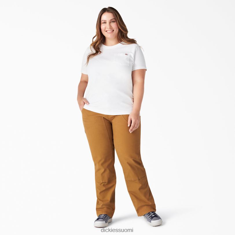 Dickies naiset plus lyhythihainen raskas t-paita valkoinen (wh) vaatteet Z844X1976
