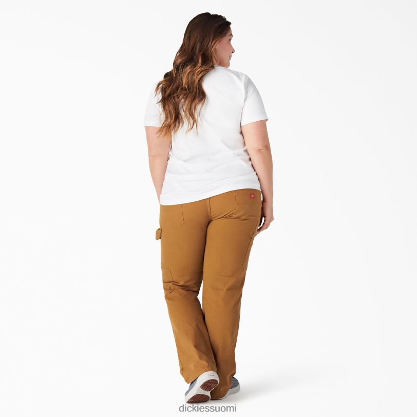 Dickies naiset plus lyhythihainen raskas t-paita valkoinen (wh) vaatteet Z844X1976