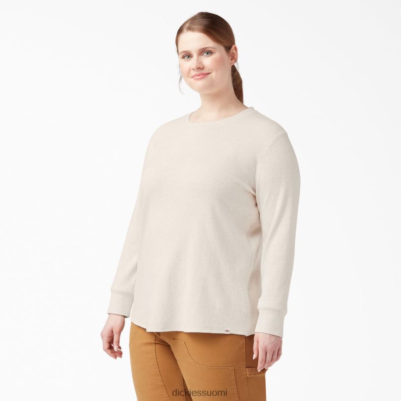 Dickies naiset plus pitkähihainen lämpöpaita kaurapuuro kanerva (o2h) vaatteet Z844X2073