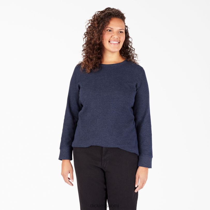 Dickies naiset plus pitkähihainen lämpöpaita muste laivasto (isd) vaatteet Z844X2070