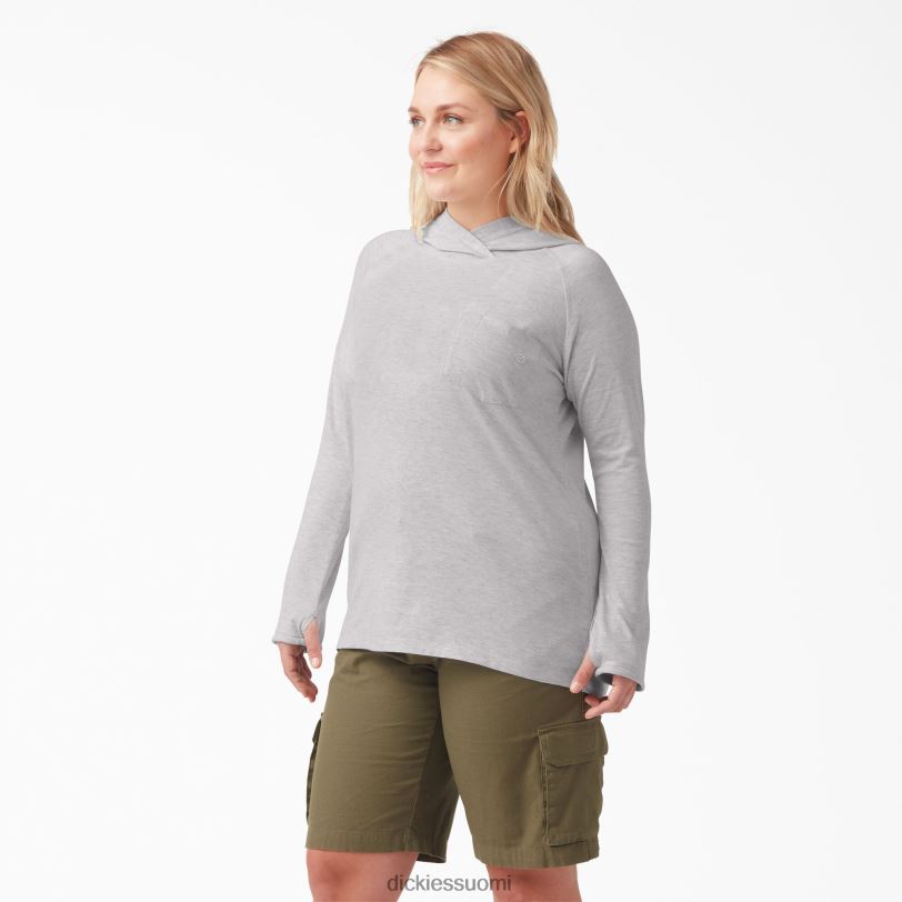 Dickies naiset plus viilentävä aurinkopaita tuhkanharmaa (ag) vaatteet Z844X1640