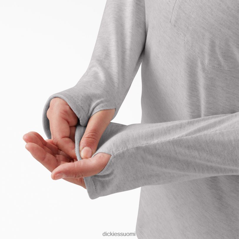 Dickies naiset plus viilentävä aurinkopaita tuhkanharmaa (ag) vaatteet Z844X1640