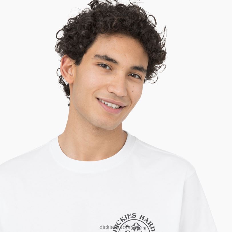 Dickies miehet Bayside Gardens lyhythihainen t-paita valkoinen (wh) vaatteet Z844X586