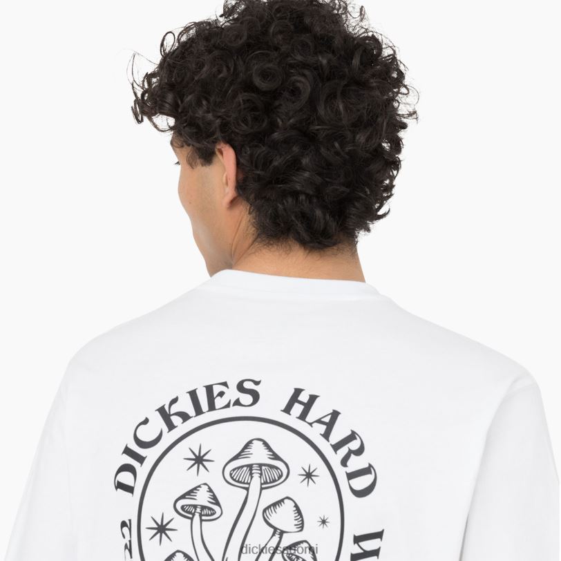 Dickies miehet Bayside Gardens lyhythihainen t-paita valkoinen (wh) vaatteet Z844X586