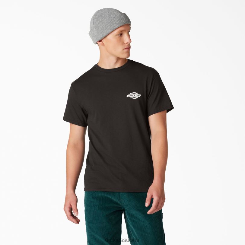 Dickies miehet Heritage graafinen t-paita musta (bk) vaatteet Z844X903