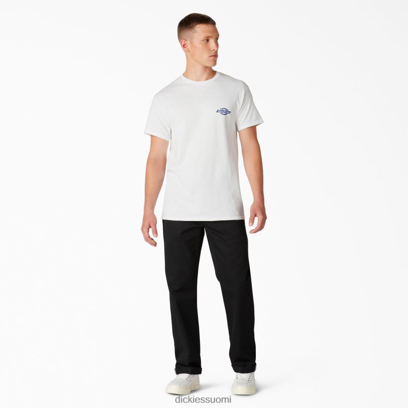 Dickies miehet Heritage graafinen t-paita valkoinen (wh) vaatteet Z844X905