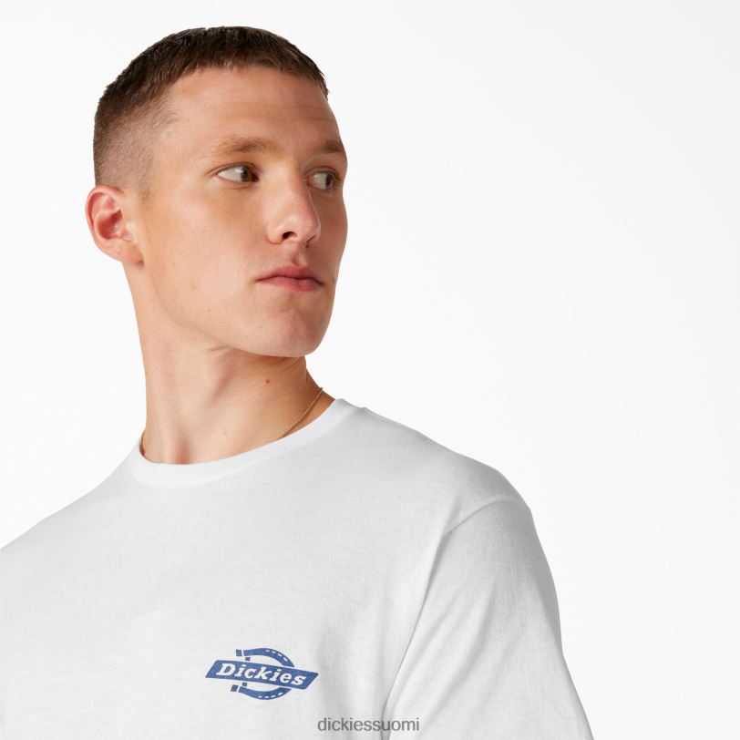 Dickies miehet Heritage graafinen t-paita valkoinen (wh) vaatteet Z844X905