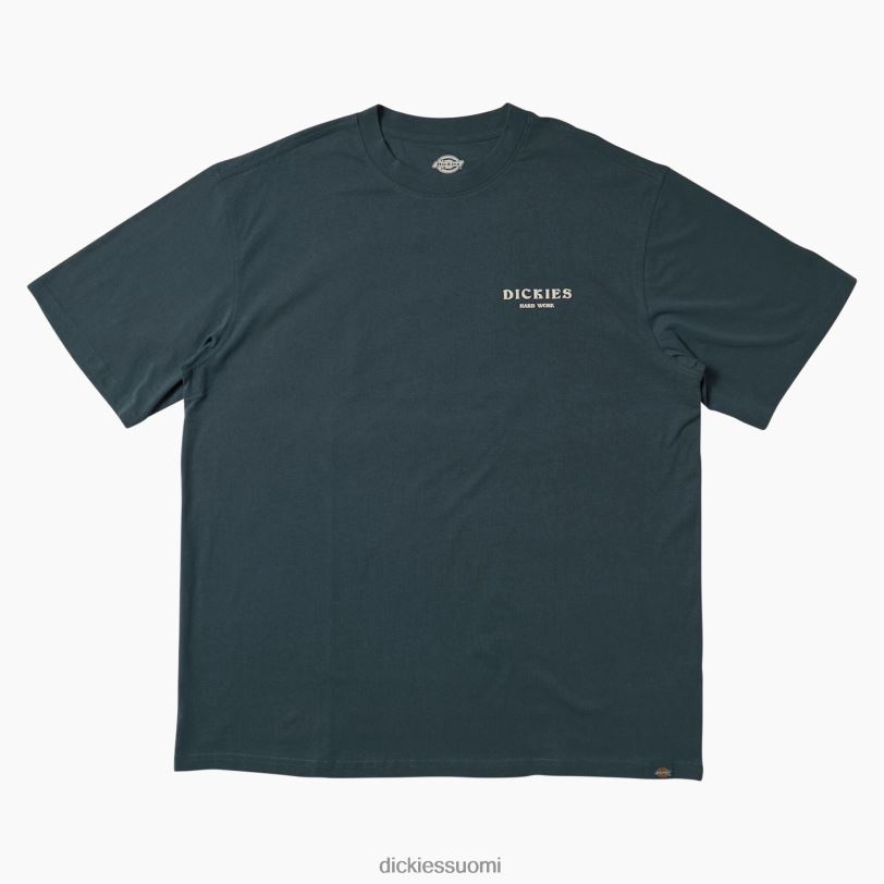 Dickies miehet Oatfield lyhythihainen t-paita ilmavoimien sininen (af) vaatteet Z844X754