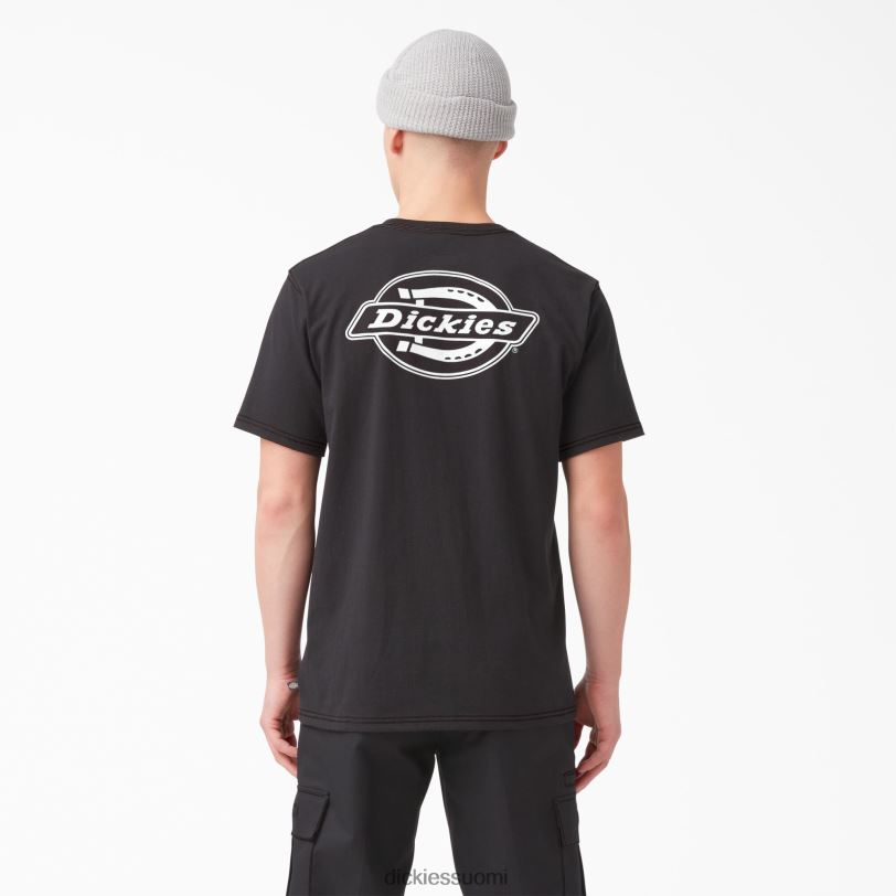 Dickies miehet Takana logograafinen t-paita musta (kbk) vaatteet Z844X749